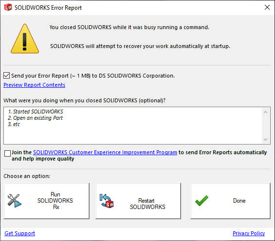 Why Is solidworks crashing Why Is solidworks crashing
